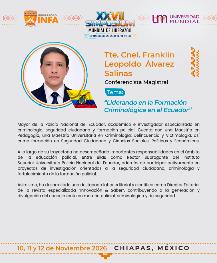 Semblanza de Tte. Cnel. Franklin Leopoldo Álvarez Salinas