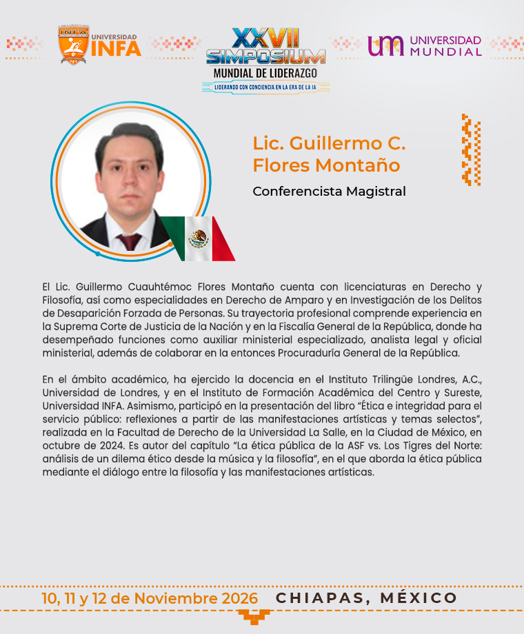 Semblanza de Lic. Guillermo C. Flores Montaño
