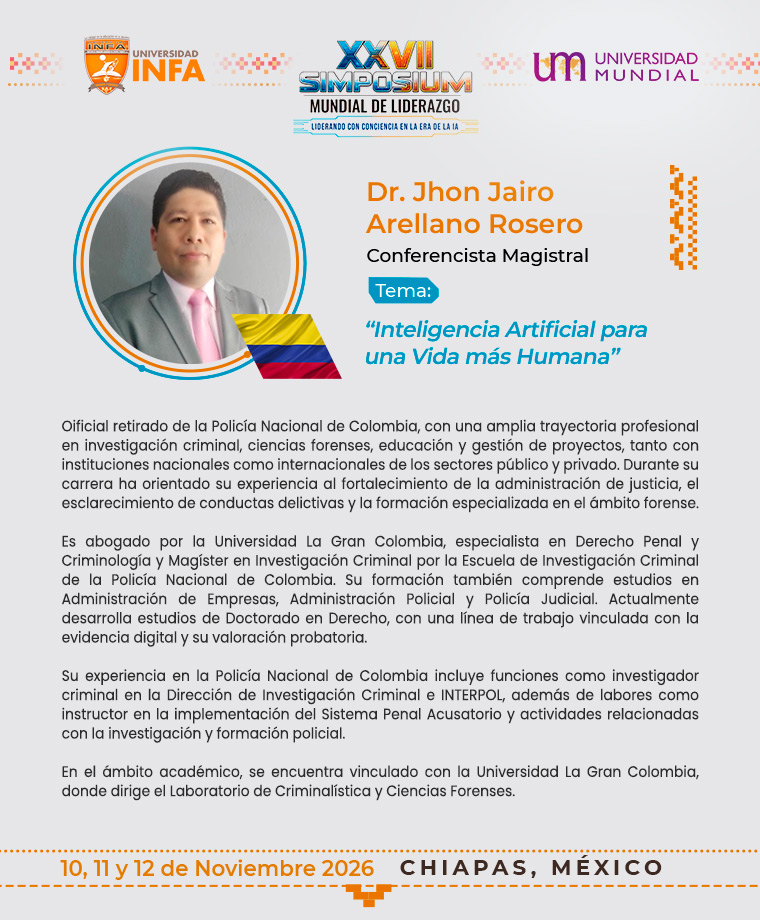 Semblanza de Dr. Jhon Jairo Arellano Rosero